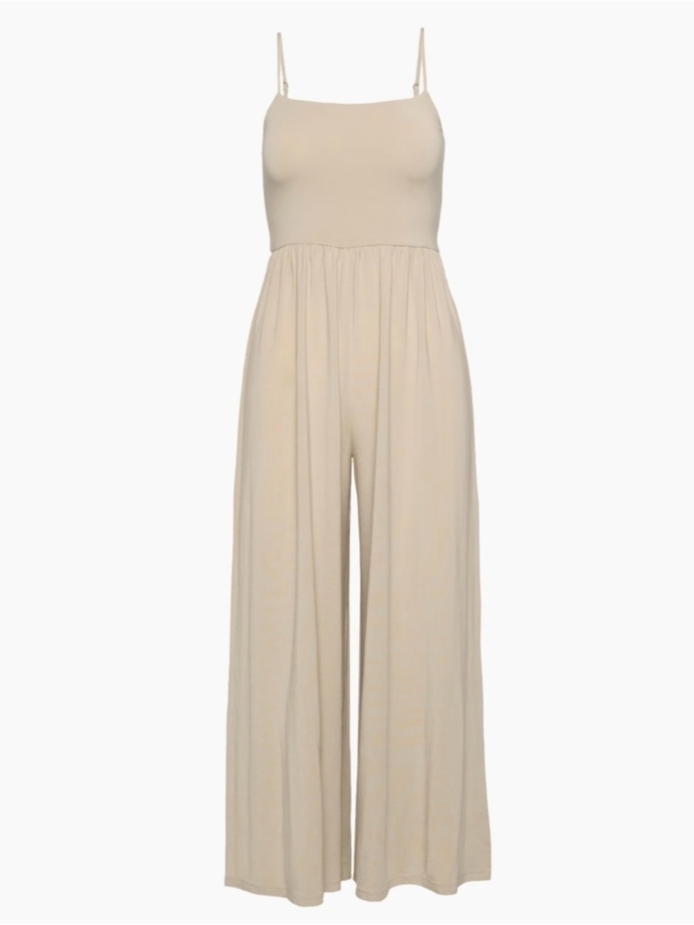 Wilfred Neutral Beige Strap Jumpsuit